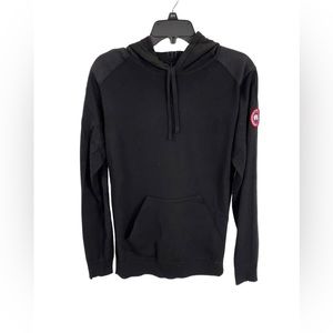 Canada Goose Mens Amherst Hoody Merino Wool Sweater Size SMALL Black NEW! $375
